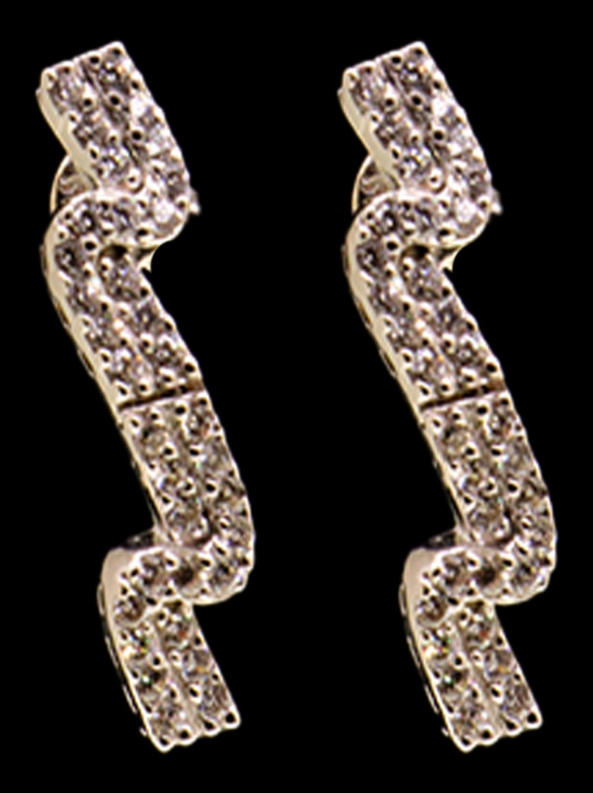 18k White Gold Earrings